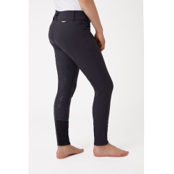 Pantalon d'équitation Grand Prix à fond intégral Silicone enfant Horze Bleu foncé peacoat Pantalon d'équitation Grand Prix à fond intégral Silicone enfant Horze Bleu foncé peacoat