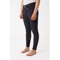 Pantalon d'équitation Grand Prix à fond intégral Silicone enfant Horze Bleu foncé peacoat Pantalon d'équitation Grand Prix à fond intégral Silicone enfant Horze Bleu foncé peacoat
