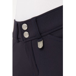 Pantalon d'équitation Grand Prix à fond intégral Silicone enfant Horze Bleu foncé peacoat Pantalon d'équitation Grand Prix à fond intégral Silicone enfant Horze Bleu foncé peacoat