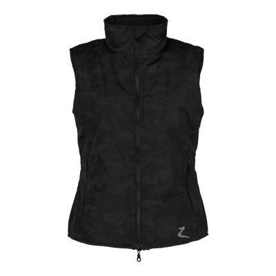 Gilet réfléchissant Camo Luminox pour femme Horze Noir / argent