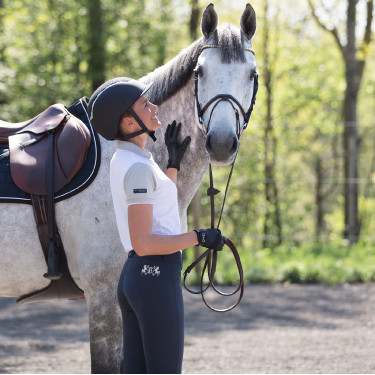 Pantalon d'équitation Meghan fond intégral grip silicone femme B Vertigo Pantalon d'équitation Meghan fond intégral grip silicone femme B Vertigo
