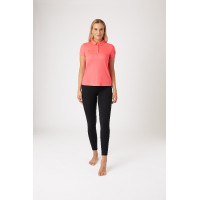 Polo fonctionnel à manches courtes Denise femme Horze Vert Kaki Polo fonctionnel à manches courtes Denise femme Horze Vert Kaki