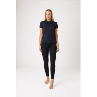 Polo fonctionnel à manches courtes Denise femme Horze Vert Kaki