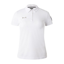Polo fonctionnel à manches courtes Denise femme Horze Blanc Polo fonctionnel à manches courtes Denise femme Horze Blanc