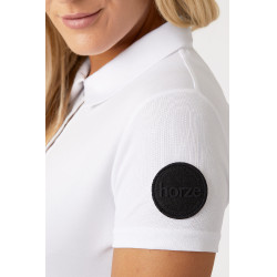 Polo fonctionnel à manches courtes Denise femme Horze Blanc Polo fonctionnel à manches courtes Denise femme Horze Blanc