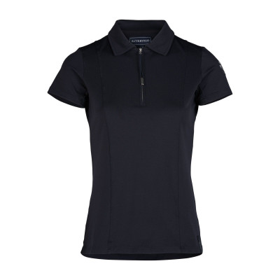 Polo de concours manches courtes Claudine femme B Vertigo Bleu marine foncé