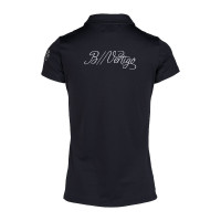 Polo de concours manches courtes Claudine femme B Vertigo Bleu marine foncé Polo de concours manches courtes Claudine femme B Vertigo Bleu marine foncé
