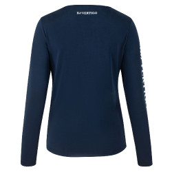 Tee-shirt manches longues Daniele femme B Vertigo Bleu marine foncé