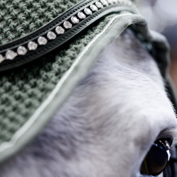 Bonnet anti-mouches Adepto Horze Vert kaki beetle