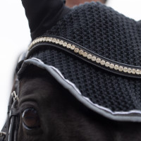 Bonnet anti-mouches Adepto Horze Noir Bonnet anti-mouches Adepto Horze Noir