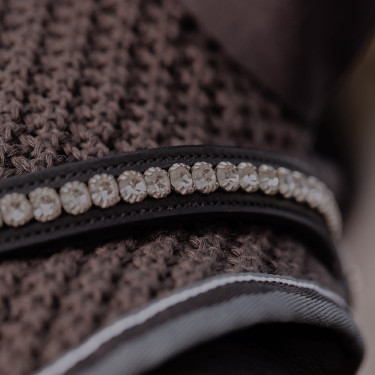 Bonnet anti-mouches Adepto Horze Marron foncé