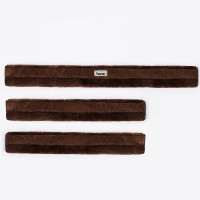 Ensemble de fourreaux de protection pour collier de chasse en fausse fourrure Narvik (3 pièces) Horze Marron foncé Ensemble de fourreaux de protection pour collier de chasse en fausse fourrure Narvik (3 pièces) Horze Marron foncé