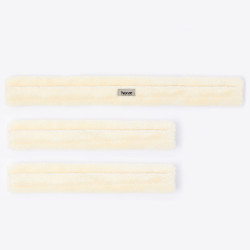 Ensemble de fourreaux de protection pour collier de chasse en fausse fourrure Narvik (3 pièces) Horze Blanc cassé Ensemble de fourreaux de protection pour collier de chasse en fausse fourrure Narvik (3 pièces) Horze Blanc cassé