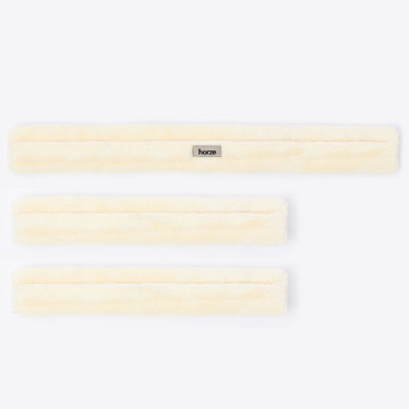 Ensemble de fourreaux de protection pour collier de chasse en fausse fourrure Narvik (3 pièces) Horze Blanc cassé Ensemble de fourreaux de protection pour collier de chasse en fausse fourrure Narvik (3 pièces) Horze Blanc cassé