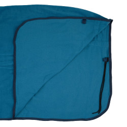 Couverture polaire avec couvre-encolure Turin Horze Bleu roi