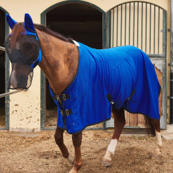 Couverture séchante rafraîchissant LIMITED EDITION Horze Bleu royal