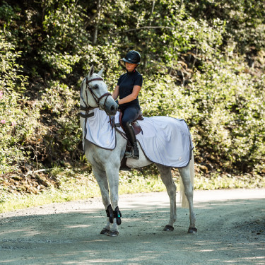 Couverture anti-insectes pour monter à cheval Eira avec encolure amovible Horze Couverture anti-insectes pour monter à cheval Eira avec encolure amovible Horze