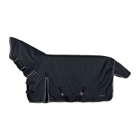 Couverture d'extérieur avec couvre-encolure Glasgow 100 g poney Horze Bleu foncé