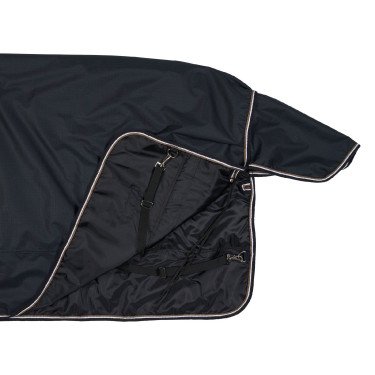 Couverture d'extérieur avec couvre-encolure Glasgow 100 g poney Horze Couverture d'extérieur avec couvre-encolure Glasgow 100 g poney Horze