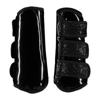 Guêtres fermées à paillettes Horze Noir