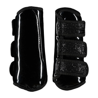 Guêtres fermées à paillettes Horze Noir