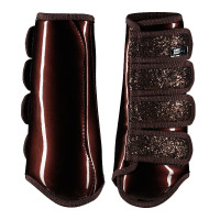 Guêtres fermées à paillettes Horze Marron