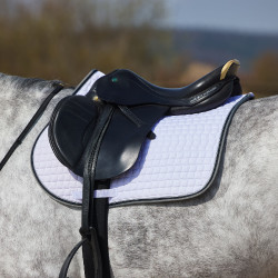 Tapis de selle mixte Adepto Horze Blanc Tapis de selle mixte Adepto Horze Blanc