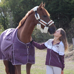 Blouson Pénélope Celecce Prune Violet