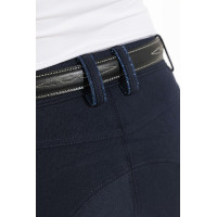 Pantalon Equithème Kim coton organique Bleu marine