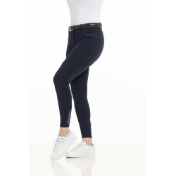 Pantalon Equithème Kim coton organique Bleu marine