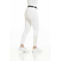 Pantalon Equithème Claudine fond silicone Blanc Pantalon Equithème Claudine fond silicone Blanc