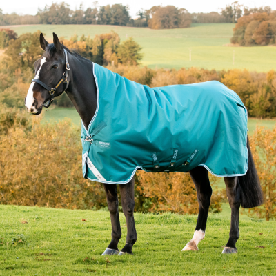 Couverture Horseware High Neck Amigo® Bravo 12 Original 250g 1200D Vert / aqua