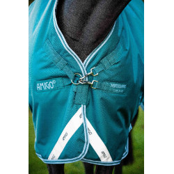 Couverture Horseware High Neck Amigo® Bravo 12 Original 250g 1200D Vert / aqua Couverture Horseware High Neck Amigo® Bravo 12 Original 250g 1200D Vert / aqua
