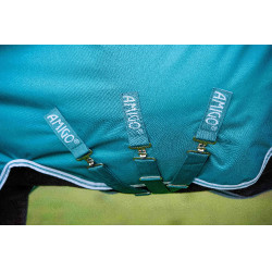 Couverture Horseware High Neck Amigo® Bravo 12 Original 250g 1200D Vert / aqua Couverture Horseware High Neck Amigo® Bravo 12 Original 250g 1200D Vert / aqua