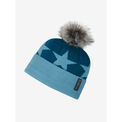 Bonnet pompon LeMieux Sasha Bleu marin