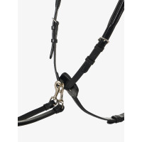 Collier de chasse avec martingale LeMieux Noir / argent