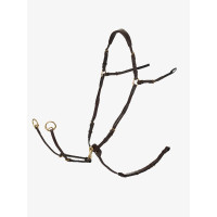 Collier de chasse avec martingale LeMieux Havane Marron