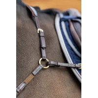 Collier de chasse avec martingale LeMieux Havane Marron