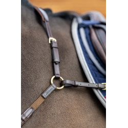 Collier de chasse avec martingale LeMieux Havane Marron Collier de chasse avec martingale LeMieux Havane Marron