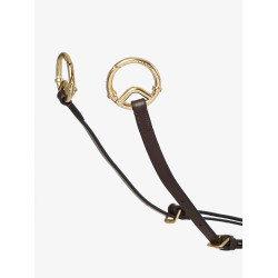 Collier de chasse avec martingale LeMieux Havane Marron Collier de chasse avec martingale LeMieux Havane Marron