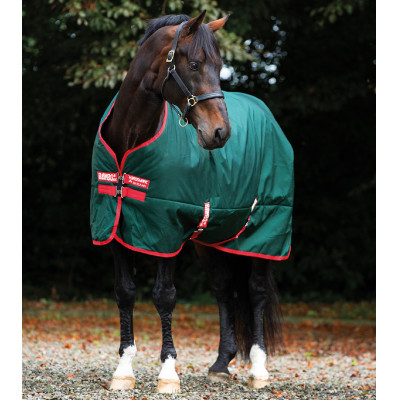 Couverture d'extérieur Horseware Rambo Original 0g Vert / rouge