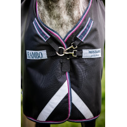 Couverture Horseware Rambo Supreme Turnout Vari-layer 1680D 250g Marine / bordeaux Bleu Couverture Horseware Rambo Supreme Turnout Vari-layer 1680D 250g Marine / bordeaux Bleu