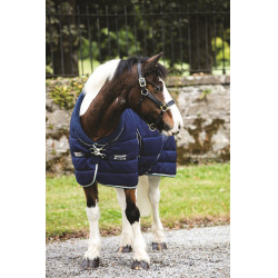 Couverture d'écurie Horseware Rambo Cosy 400g Marine / beige Bleu