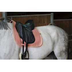 Tapis de selle Equithème Softy Saumon Rose Tapis de selle Equithème Softy Saumon Rose