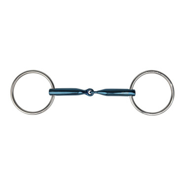 Mors 2 anneaux Metalab Eco Blue brisé Mors 2 anneaux Metalab Eco Blue brisé