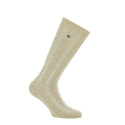 Chaussettes Equithème Alix Taupe Marron