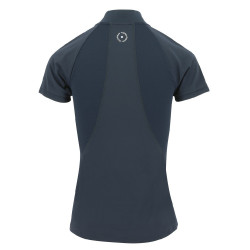 Polo Equithème Emma manches courtes Bleu marine Polo Equithème Emma manches courtes Bleu marine