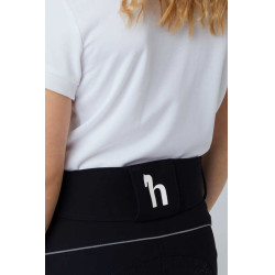 Pantalon d'équitation fond de peau Enfant Horze Aubrey Bleu marine foncé Pantalon d'équitation fond de peau Enfant Horze Aubrey Bleu marine foncé