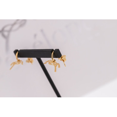 Boucles d'oreilles Créoles Pénélope Léonie Boucles d'oreilles Créoles Pénélope Léonie