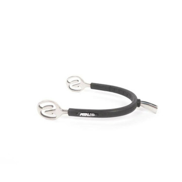Éperons Metalab Prince de Galles inox gainés caoutchouc Éperons Metalab Prince de Galles inox gainés caoutchouc